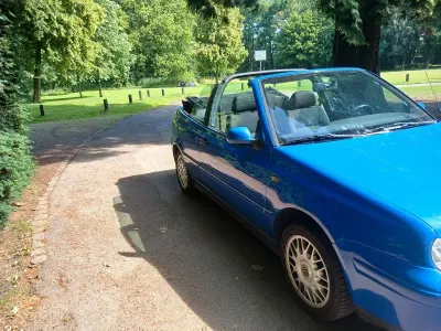Gebraucht VW Golf Cabriolet Conceptline 101 PS (74 kW) 1998 Blau Cabrio