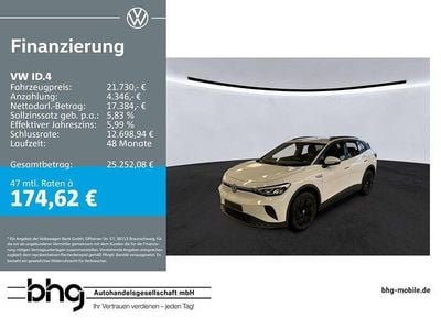Gebraucht VW ID.4 Pure 108 kW (148 PS) 2022 Schwarz SUV