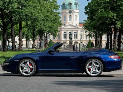 Gebraucht Porsche 997 381 PS (280 kW) 2006 Blau Cabrio