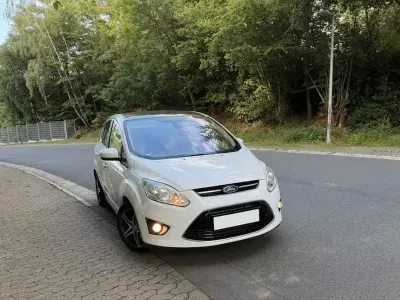 Gebraucht Ford C-MAX Titanium 140 PS (102 kW) 2012 Weiß Van / Kleinbus