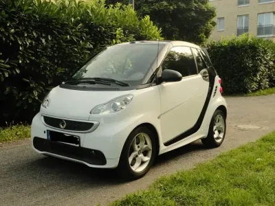 Brugt Smart ForTwo Cabrio Passion 71 HK (52 kW) 2015 Hvid Cabriolet