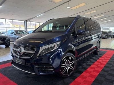 Begagnad Mercedes V300 AMG line 239 HK (175 kW) 2020 Blå Minibuss