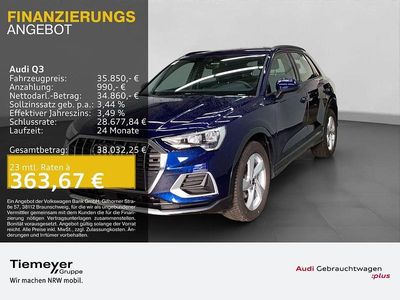 Blau Gebraucht 2025 Audi Q3 Advanced SUV | 35.850 € (Fairer Preis)