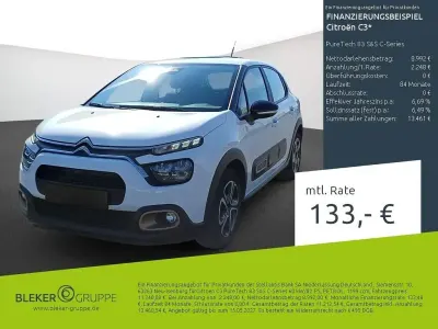 Używany Citroën C3 PureTech 82 KM (60 kW) 2023 Biały Sedan/Limuzyna