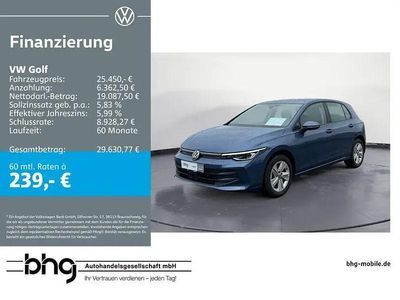 Usata VW Golf VIII Life 116 CV (85 kW) 2025 Blu Berlina