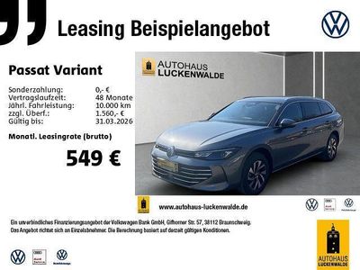 Neu VW Passat IQ Drive 150 PS (110 kW) 2026 Grau Kombi