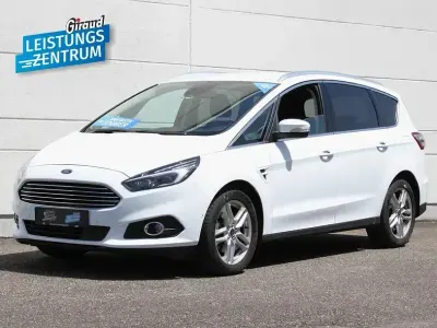 Gebraucht Ford S-MAX Titanium 190 PS (139 kW) 2018 Weiß Van / Kleinbus