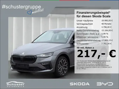 Gebraucht Skoda Scala Tour 95 PS (69 kW) 2025 Graphitegrau metallic (metallic) Kleinwagen