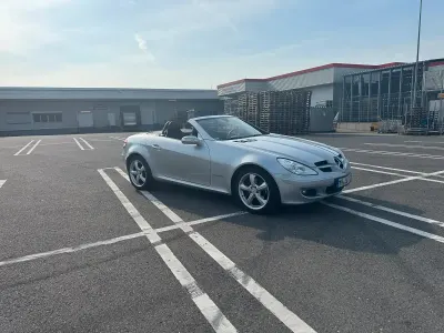 Brugt Mercedes SLK200 163 HK (119 kW) 2006 Sølv Cabriolet