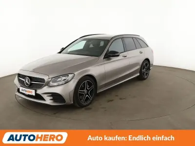 Gebraucht Mercedes C180 AMG line 156 PS (114 kW) 2018 Grau Kombi