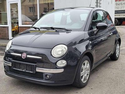 Gebraucht Fiat 500 Lounge 69 PS (50 kW) 2009 Carbon schwarz Cabrio
