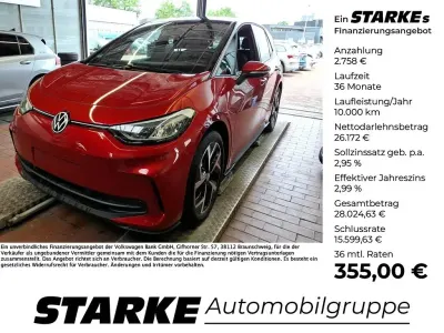 Gebraucht VW ID.3 Pro 150 kW (204 PS) 2024 Rot Kleinwagen