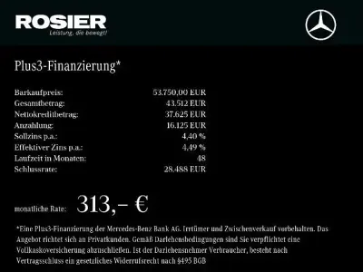 Gebraucht Mercedes C220 Advanced Plus 200 PS (147 kW) 2026 Silber / hightechsilber Limousine