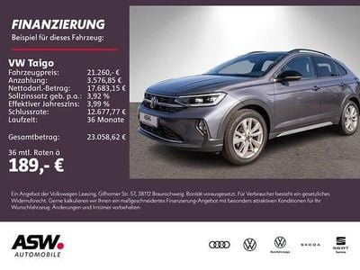 Gebraucht VW Taigo Move 110 PS (80 kW) 2023 Grau SUV