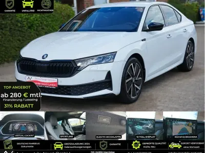 Gebraucht Skoda Octavia SportLine 150 PS (110 kW) 2024 Weiß Kombi