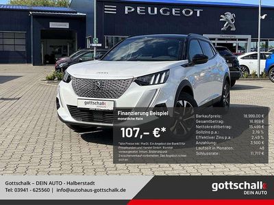Gebraucht Peugeot e-2008 GT 100 kW (136 PS) 2022 Weiß SUV