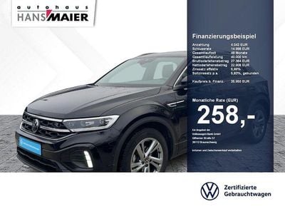 Usado VW T-Roc R-line 150 HP (110 kW) 2022 Preto SUV
