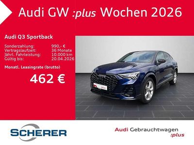 Gebraucht Audi Q3 S-Line 190 PS (139 kW) 2025 Navarrablau metallic SUV