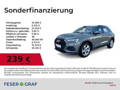 Gebraucht Audi Q3 Advanced Plus 150 PS (110 kW) 2024 Chronosgrau metallic SUV