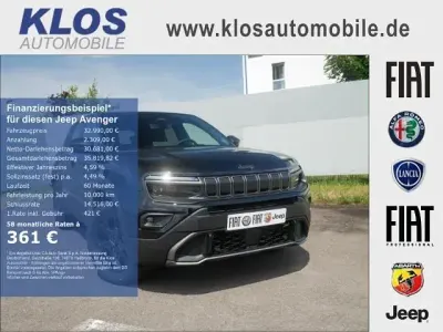 Neu Jeep Avenger Overland 145 PS (106 kW) 2026 Volcano black (schwarz) SUV