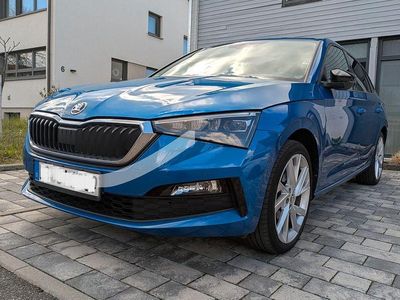 Gebraucht Skoda Scala Style 116 PS (85 kW) 2019 Blau Kleinwagen