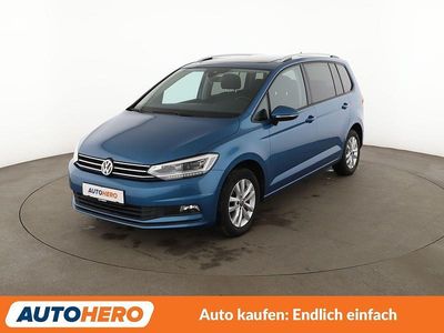 Gebraucht VW Touran Comfortline 116 PS (85 kW) 2019 Blau Van / Kleinbus