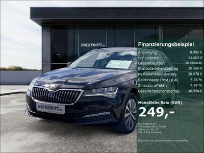 Gebraucht Skoda Superb Ambition 150 PS (110 kW) 2024 Weiss Kombi