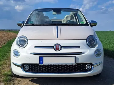 Brugt Fiat 500C Anniversary 105 HK (77 kW) 2018 Hvid Cabriolet