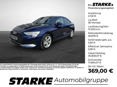 Gebraucht Audi A3 Advanced 150 PS (110 kW) 2025 Blau (navarrablau metallic) Limousine