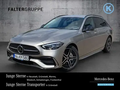 Gebraucht Mercedes C220 AMG 200 PS (147 kW) 2024 Mojavesilber Kombi