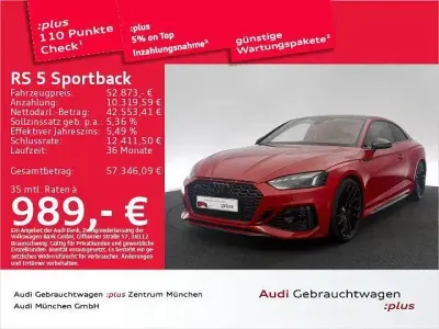 Gebraucht Audi RS5 Sport 450 PS (330 kW) 2020 Tangorot metallic Coupé