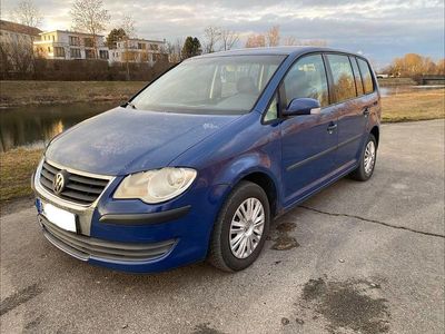 Gebraucht VW Touran Conceptline 90 PS (66 kW) 2007 Blau Van / Kleinbus