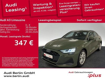 Gebraucht Audi A3 Ambiente 116 PS (85 kW) 2025 Distriktgrün metallic Limousine