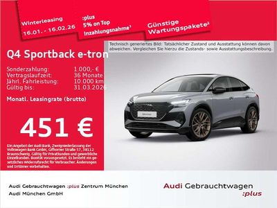 Kieselgrau Gebraucht 2025 Audi Q4 e-tron S-Line SUV | 50.824 € (Teuer)