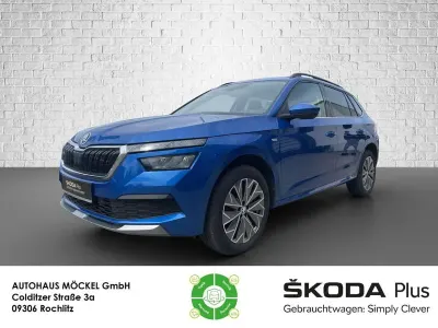 Gebraucht Skoda Kamiq Clever 110 PS (80 kW) 2022 Raceblau metallic SUV