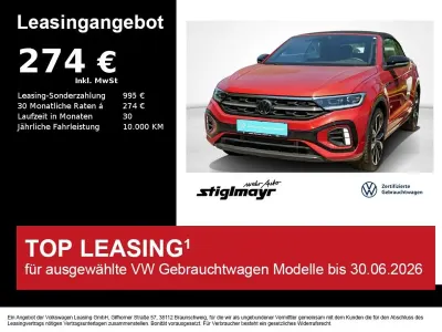 Gebraucht VW T-Roc Cabriolet Style 150 PS (110 kW) 2025 Kings red metallic Cabrio