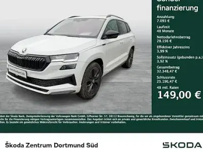 Brugt Skoda Karoq SportLine 190 HK (139 kW) 2024 Hvid SUV