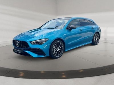 Gebraucht Mercedes CLA35 AMG Shooting Brake AMG 306 PS (225 kW) 2024 Metalliclack hyperblau Kombi
