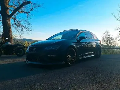 Usata Seat Leon 4Drive 300 CV (220 kW) 2017 Nero Station wagon