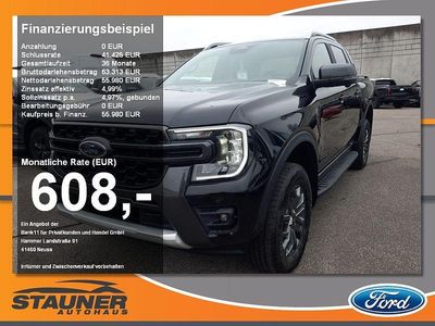 Schwarz Neu 2025 Ford Ranger Wildtrack Abholung | 55.980 € (Superpreis)