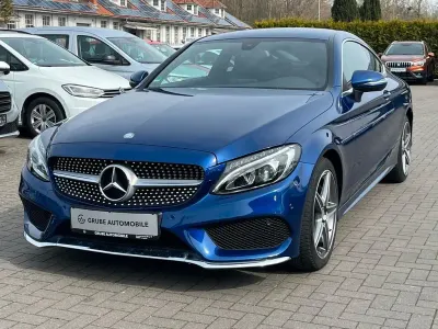 Gebraucht Mercedes C200 AMG line 184 PS (135 kW) 2015 Blau Coupé