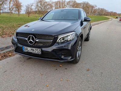 Gebraucht Mercedes GLC250 AMG 211 PS (155 kW) 2018 Blau Coupé