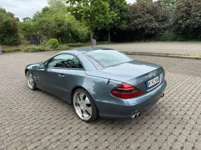 Gebraucht Mercedes SL500 306 PS (225 kW) 2002 Blau Cabrio