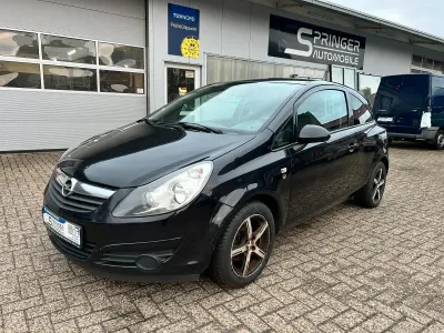 Gebraucht Opel Corsa Edition 87 PS (63 kW) 2010 Schwarz Kleinwagen