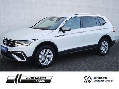 Gebraucht VW Tiguan Allspace Life 150 PS (110 kW) 2021 Weiß SUV