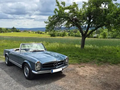 Gebraucht Mercedes SL280 170 PS (125 kW) 1970 Blau Cabrio