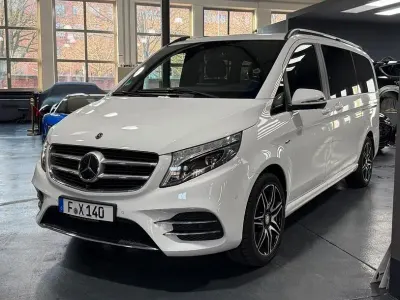 Gebraucht Mercedes V250 Exclusive 190 PS (139 kW) 2017 Weiß Van / Kleinbus