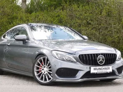 Usata Mercedes C300 AMG 245 CV (180 kW) 2016 Grigio Coupé