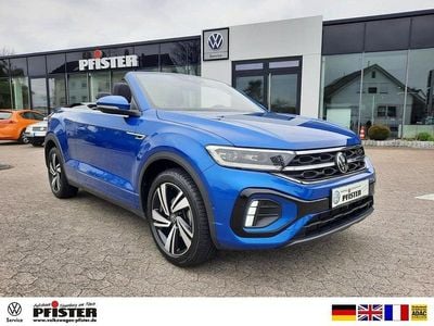 Usata VW T-Roc Cabriolet R-line 150 CV (110 kW) 2023 Blu Cabrio