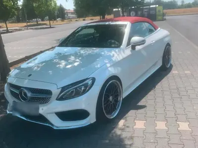 Gebraucht Mercedes C200 AMG 184 PS (135 kW) 2017 Weiß Cabrio
